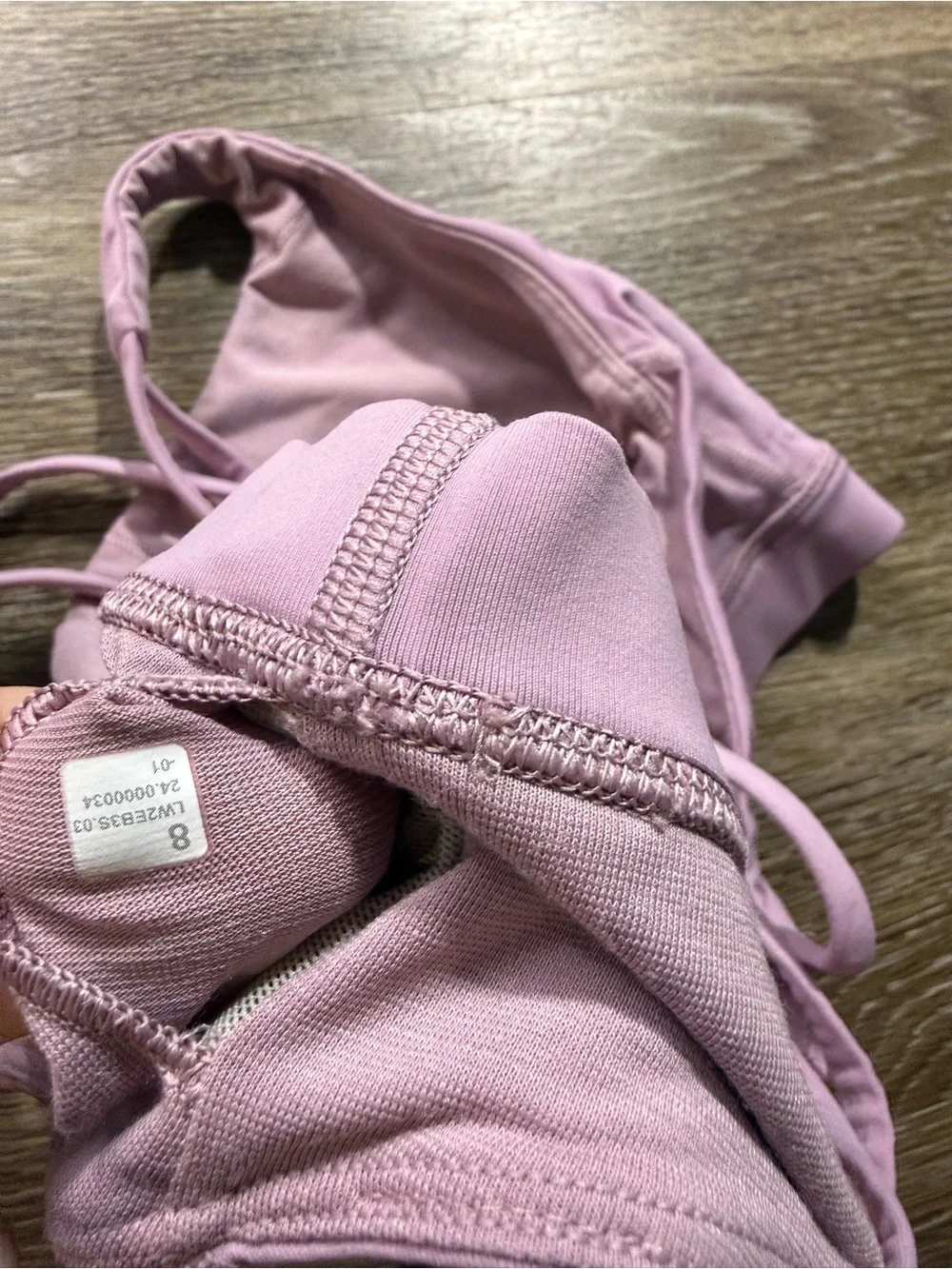 Lululemon Energy Bra *Medium Support, B–D Cups Rose Blush